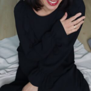 Sukienka maxi wiązana z tyłu szyi